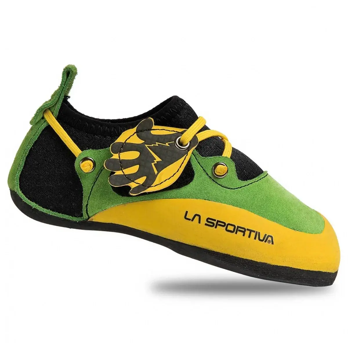 La Sportiva Kinder klimschoenen La Sportiva Stickit green/yellow
