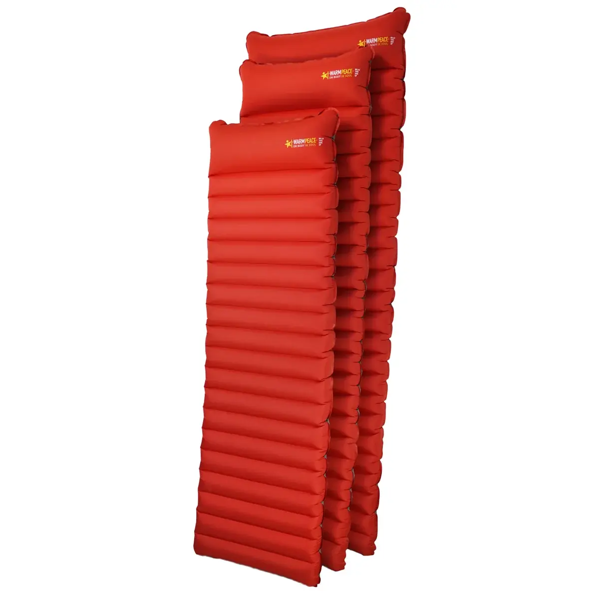 Warmpeace Opblaasbare slaapmat Warmpeace Stratus Lite Regular Wide brick/grey