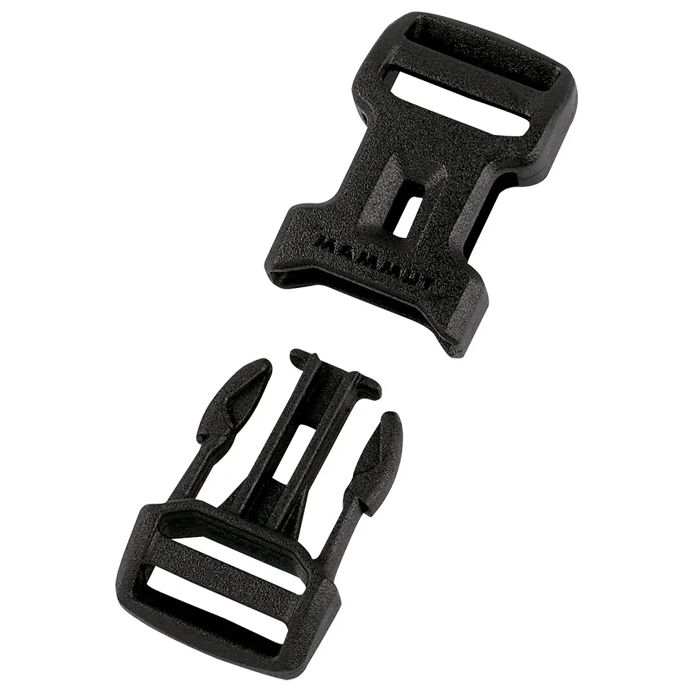 Mammut Reservegesp Mammut Dual Adjust Side Squeeze Buckle black 25 mm