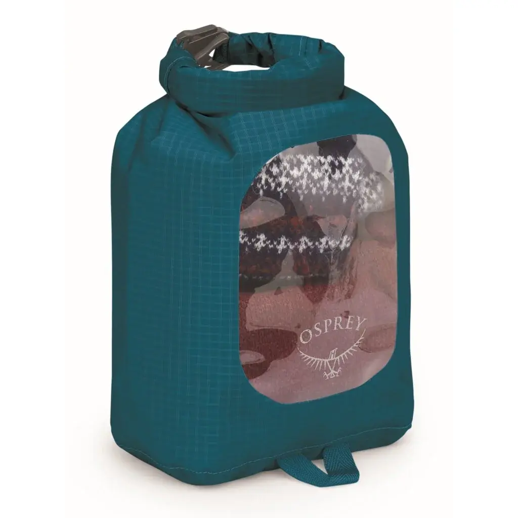 Osprey Waterdichte zak Osprey Dry Sack W/Window 3L Waterfront blue