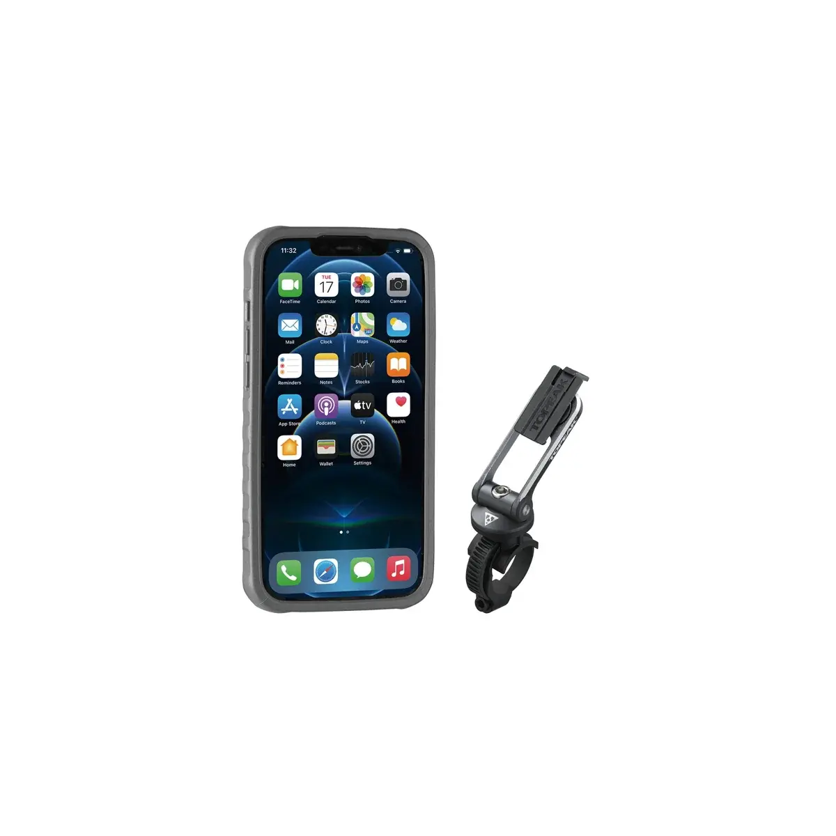 Telefoonhoesje TOPEAK RideCase voor iPhone 12 Pro Max zwart/grijs