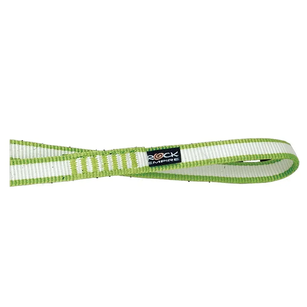 Rock Empire Bandslinge Rock Empire Open sling DYN 13mm/120cm lichtgroen