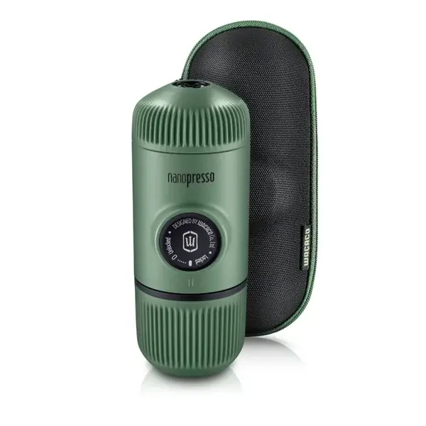 Wacaco Outdoor koffiezetapparaat met etui Wacaco Nanopresso groen