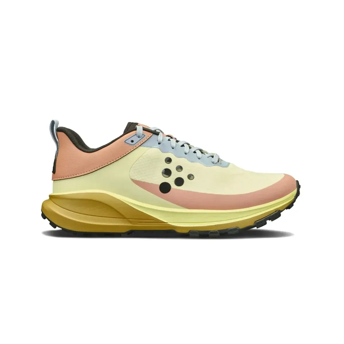 Heren hardloopschoen Craft Pure Trail X geel
