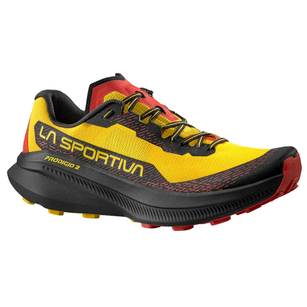 La Sportiva Heren hardloopschoenen La Sportiva Prodigio 2 yellow/black