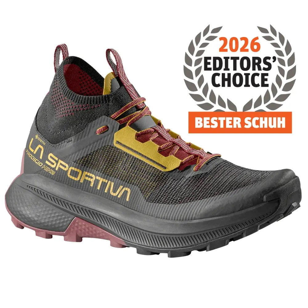 Heren hardloopschoenen La Sportiva Prodigio Hike GTX black / savana