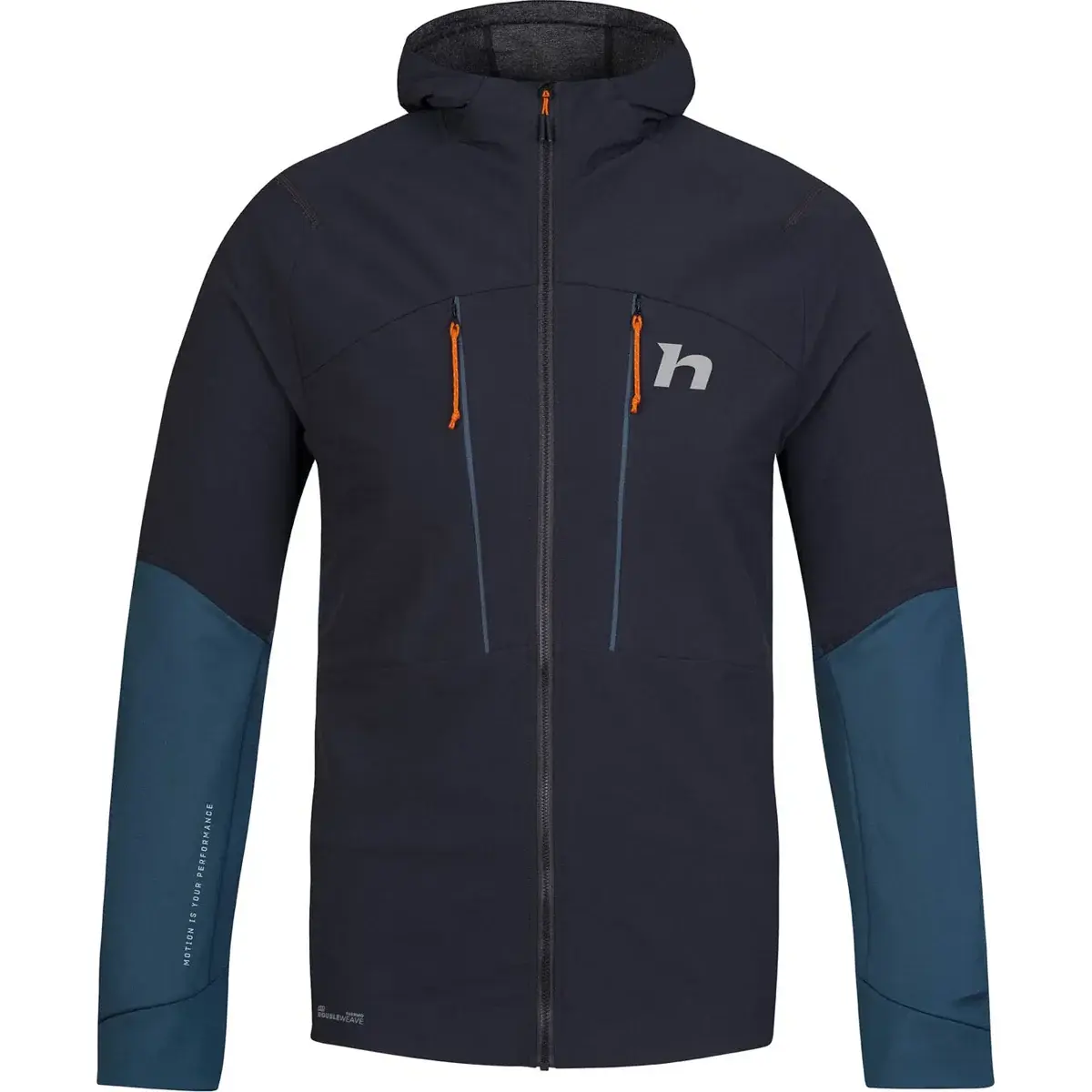Heren softshelljas Hannah Trane Hoody anthracite/stratified sea