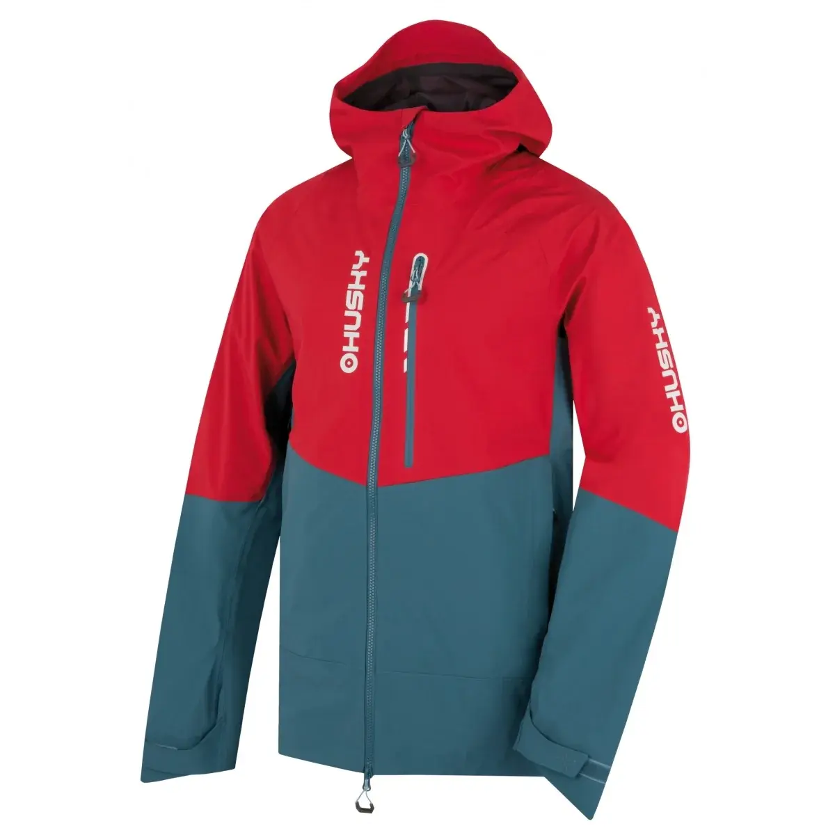 Husky Heren hardshelljas Husky Nicco M red/turquoise