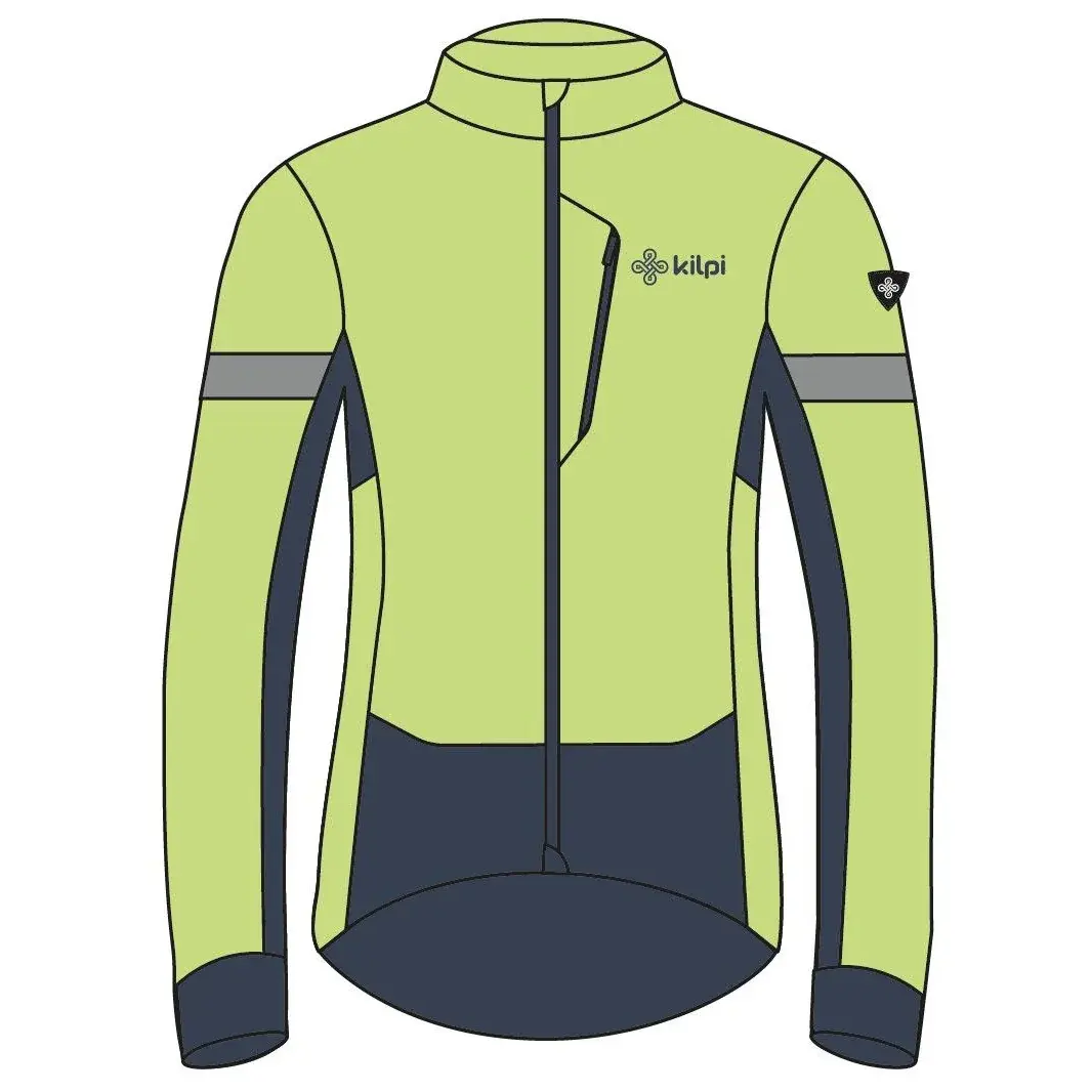 Kilpi Heren softshell fietsjas Kilpi VELOVER-M lichtgroen