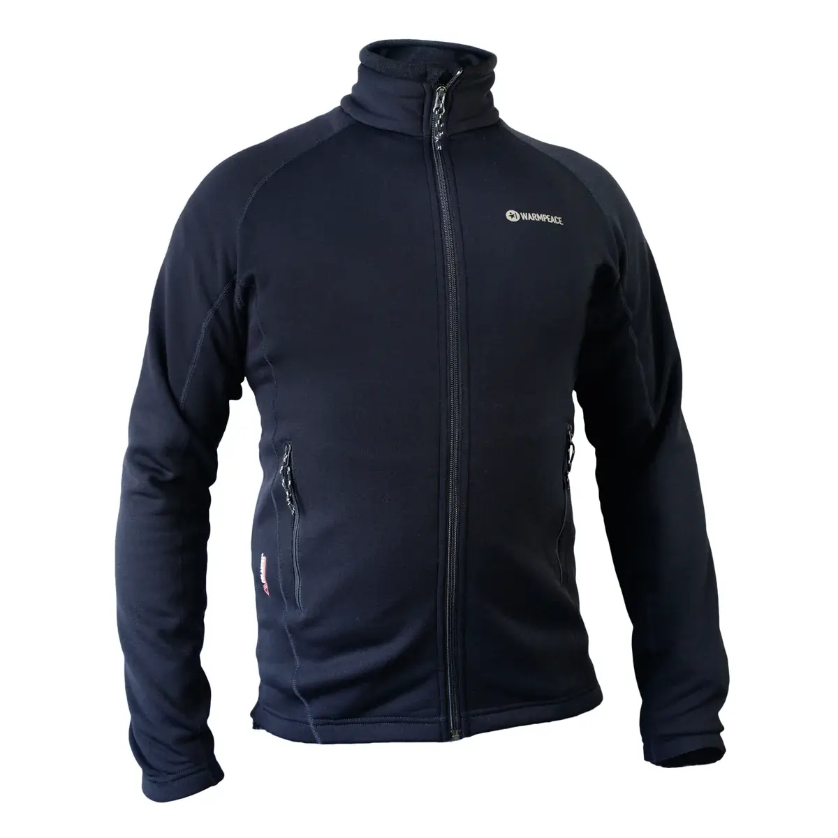 Warmpeace Heren fleecejas Warmpeace Phelps Black