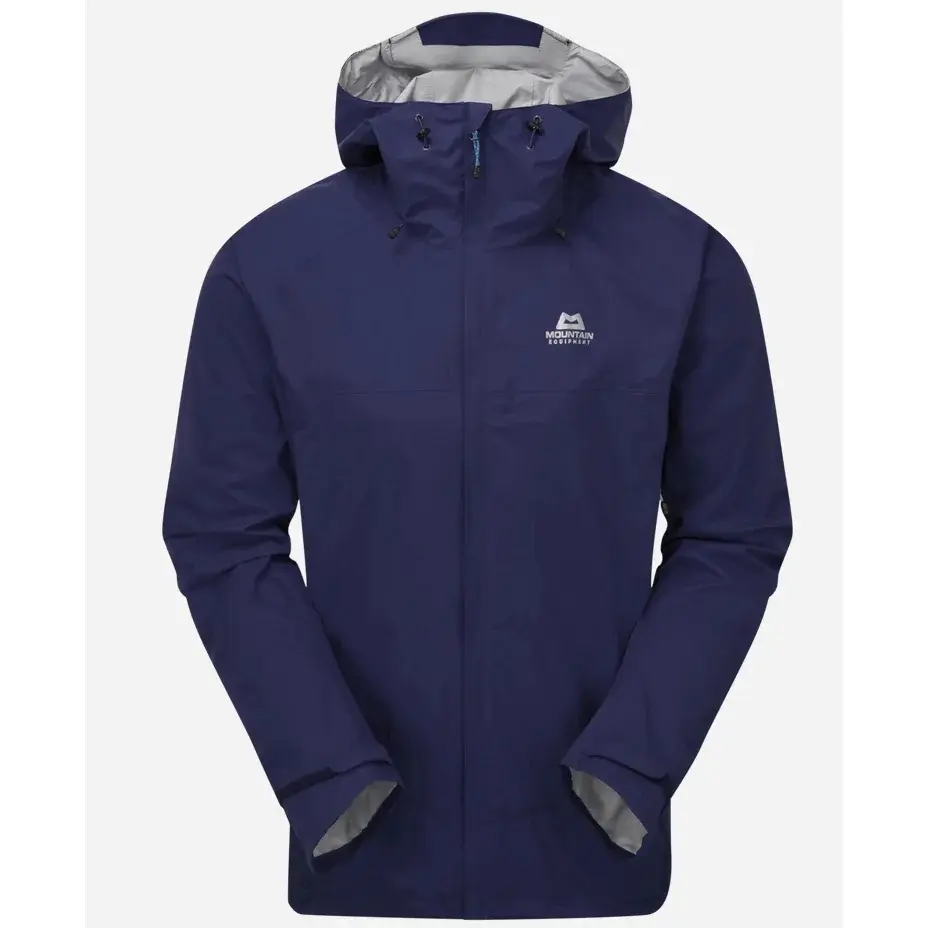 Heren waterdichte jas Mountain Equipment Zeno medieval blue