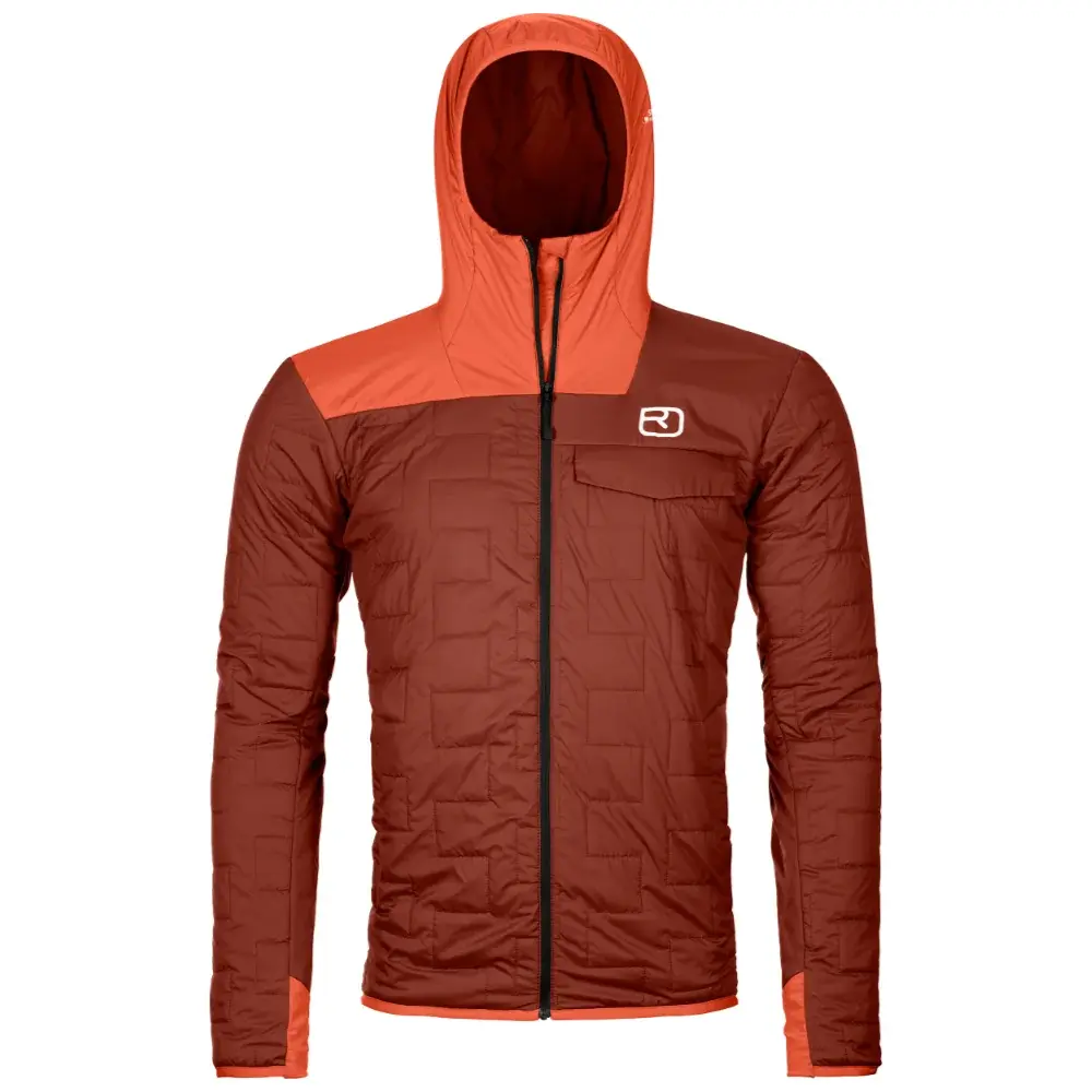 Herenjas Ortovox Piz Badus Jacket Clay Orange
