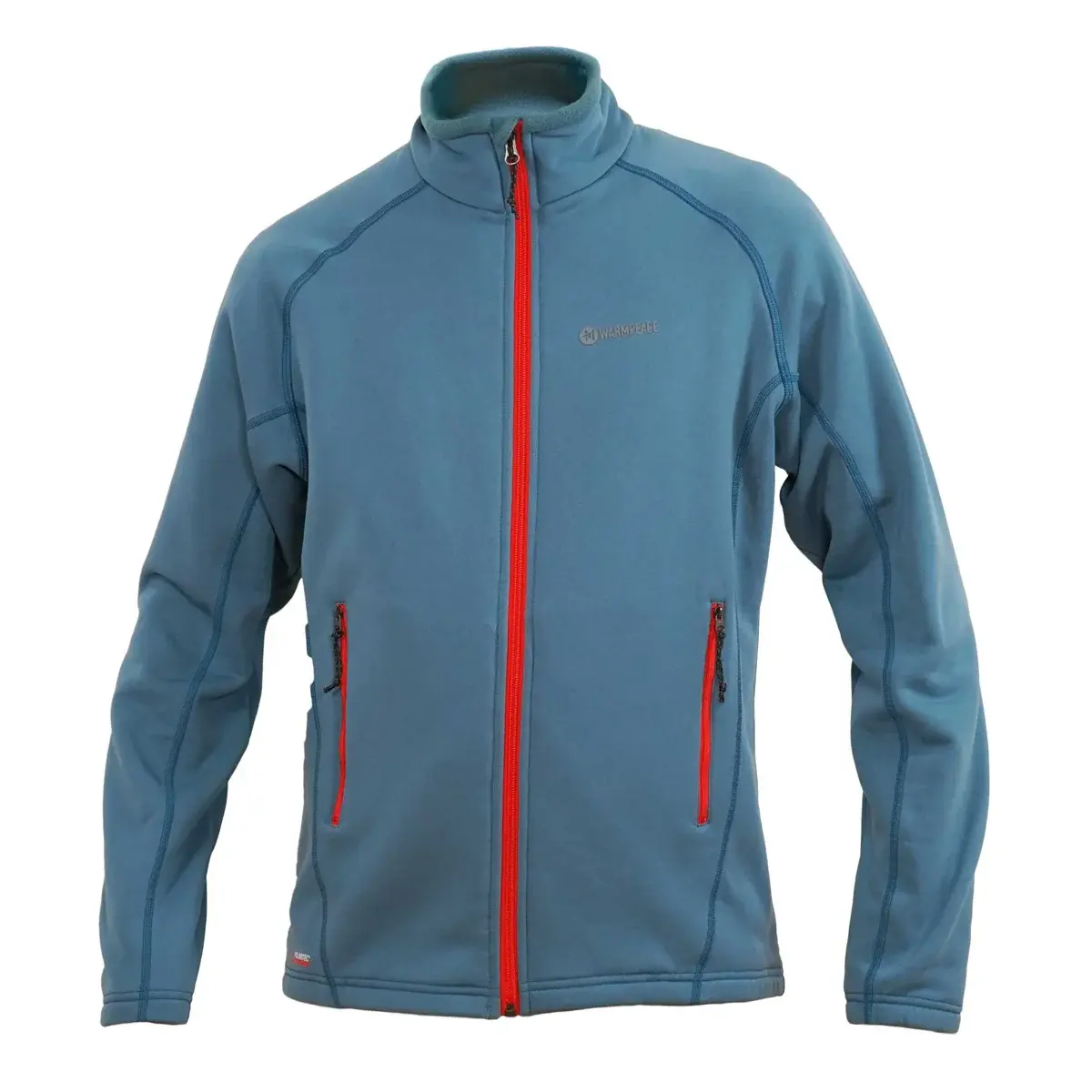 Heren jas met doorlopende rits Warmpeace Phelps shadow blue