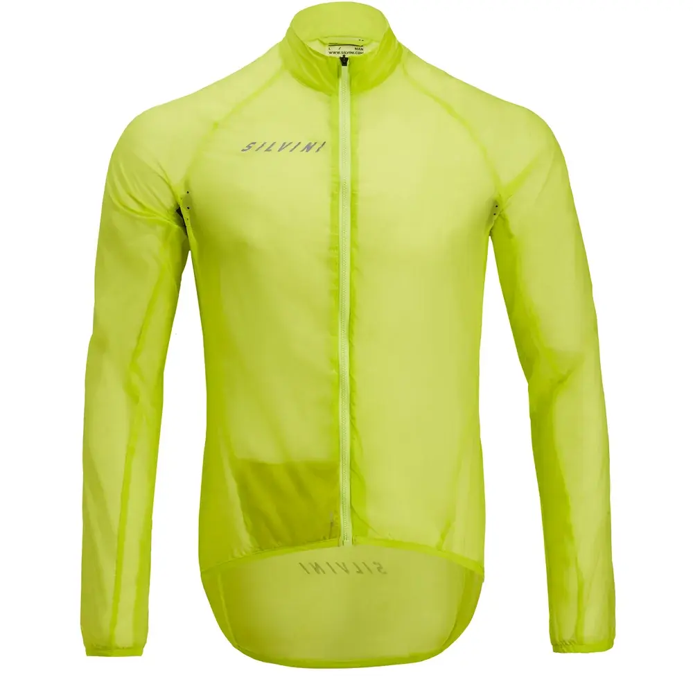 Silvini Heren fietsjas Silvini Montilio Lime black