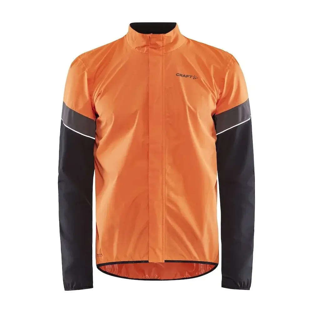 Heren fietsjas Craft CORE Endur Hydro oranje