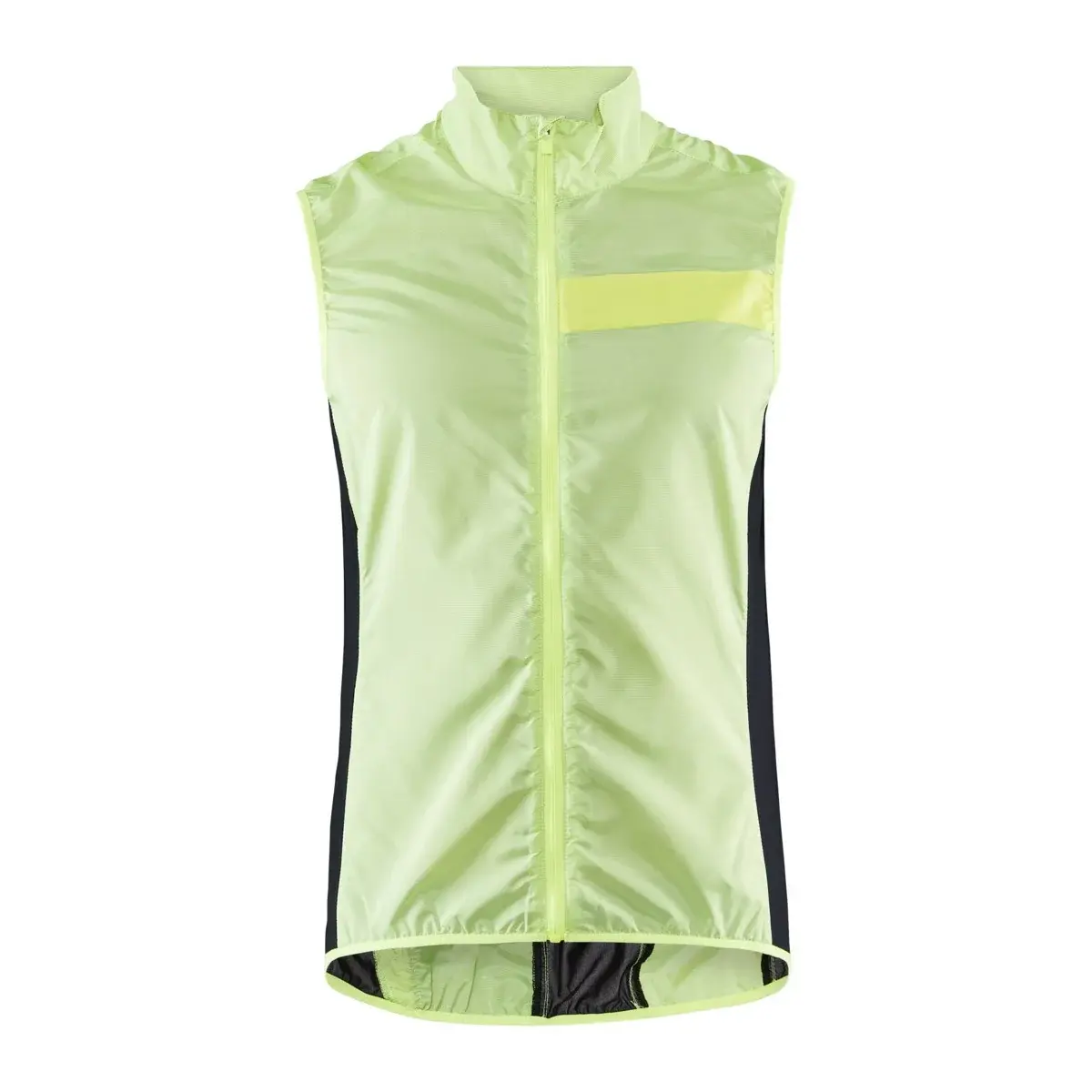 Heren ultralichte fietsbodywarmer Craft Essence Light Wind geel