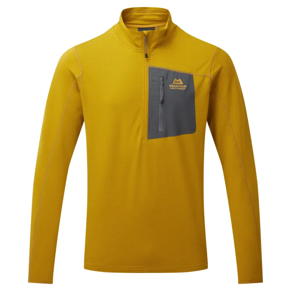 Mountain Equipment Heren fleecetrui Mountain Equipment Lumiko Zip-T acid/ombre
