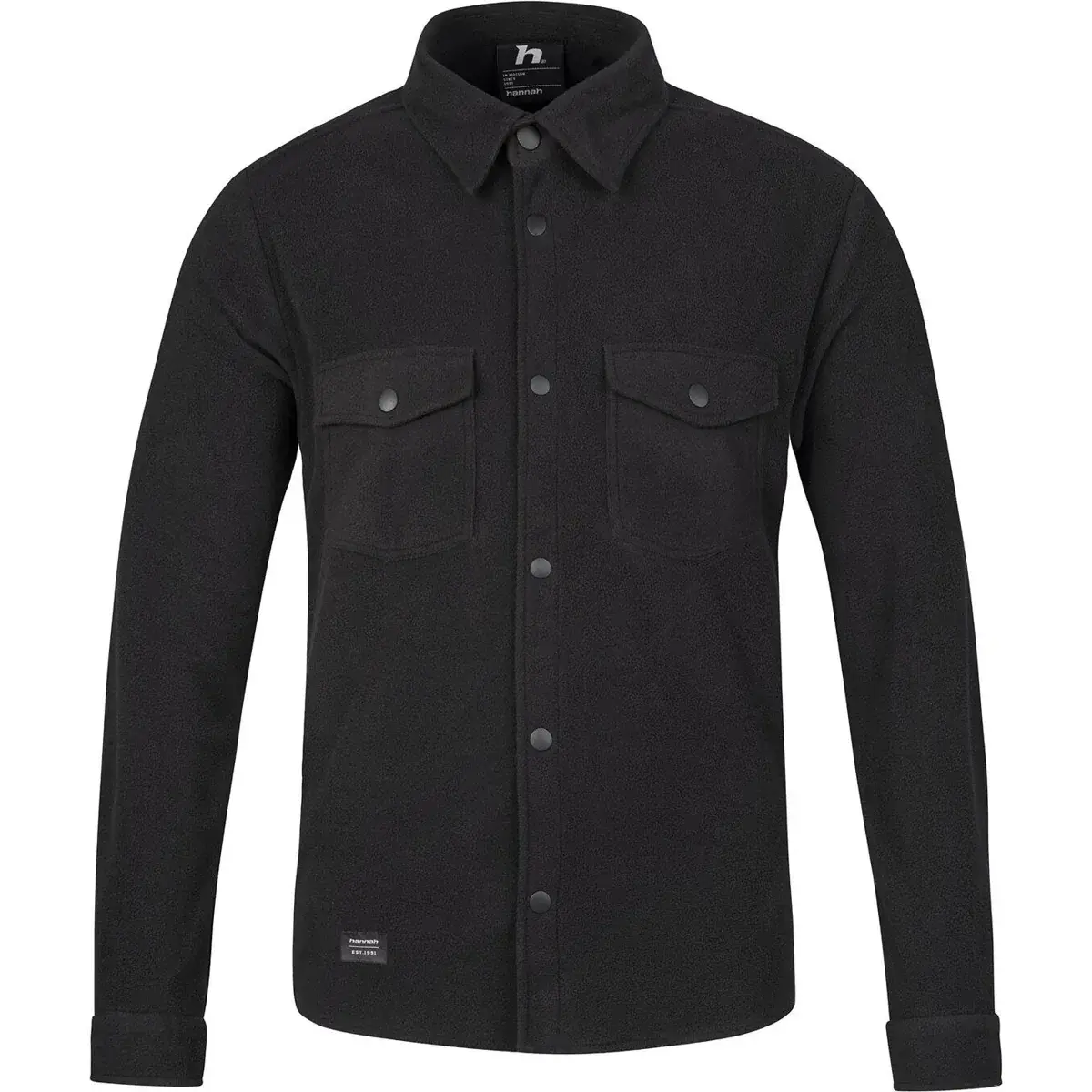 Heren fleece overhemd Hannah Bendon anthracite