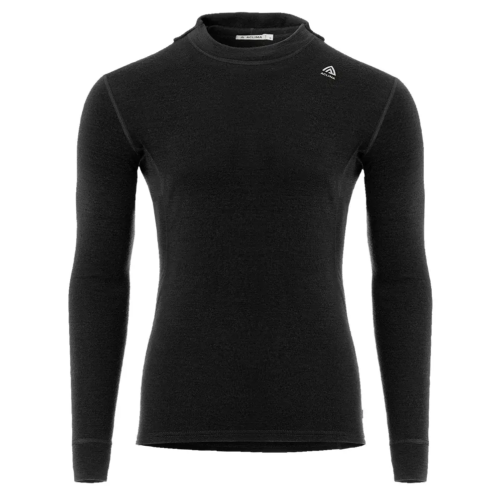 Herentrui Aclima WarmWool hoodsweater V2 jet black