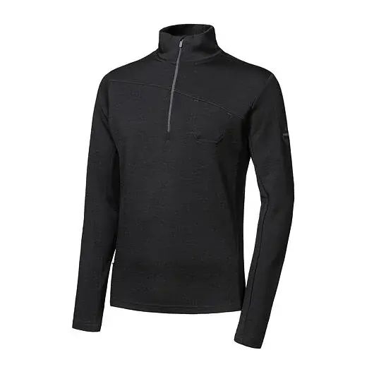 Sensor Heren trui met rits Sensor MERINO EXTREME UP zwart