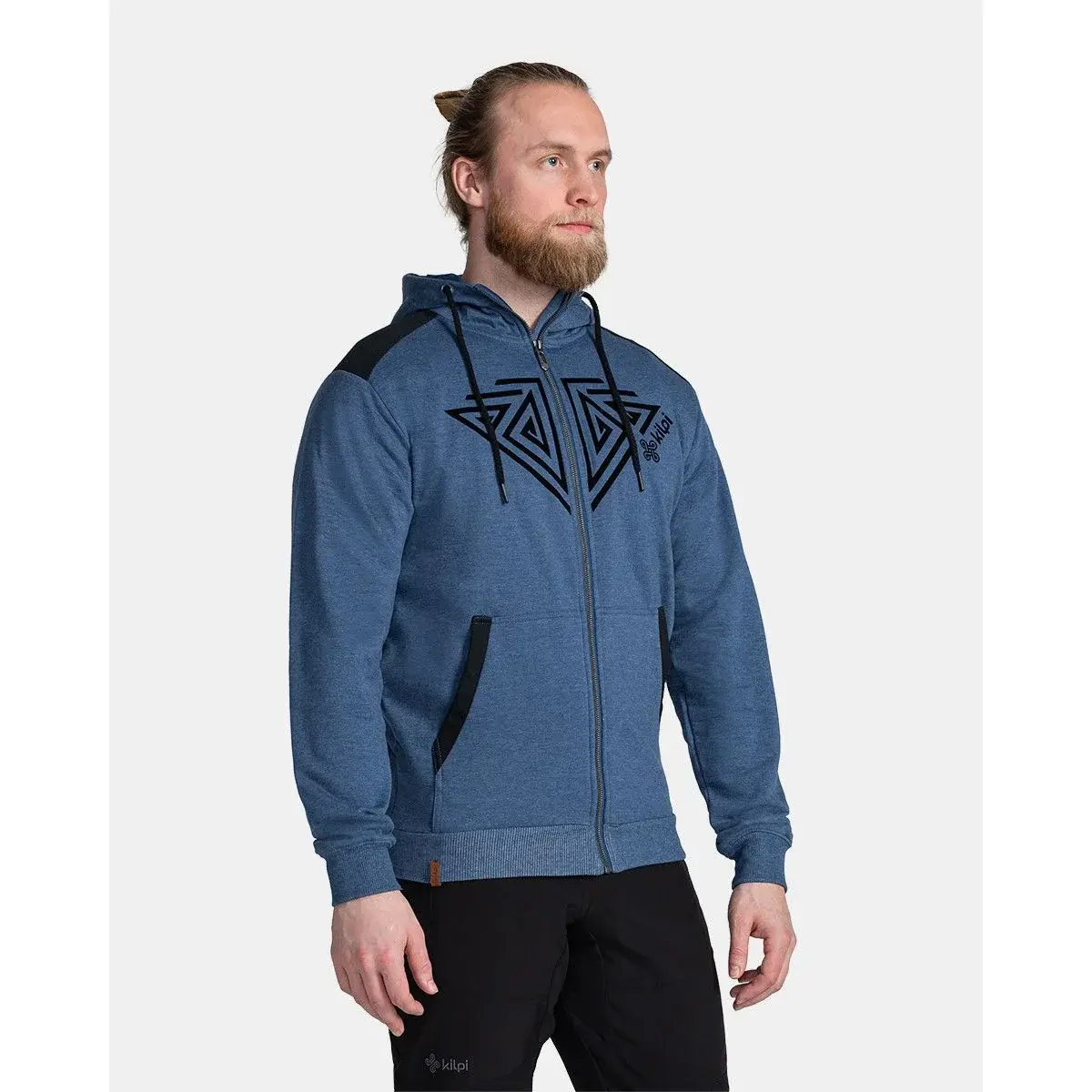 Heren katoenen trui Kilpi Adelan-M donkerblauw