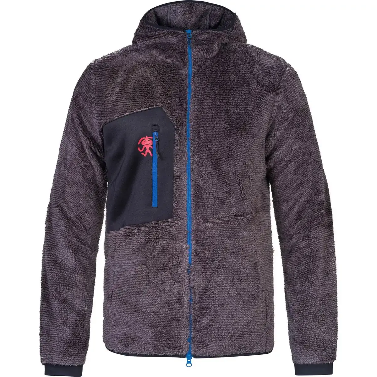 Heren fleecetrui Rafiki Hulk black bean