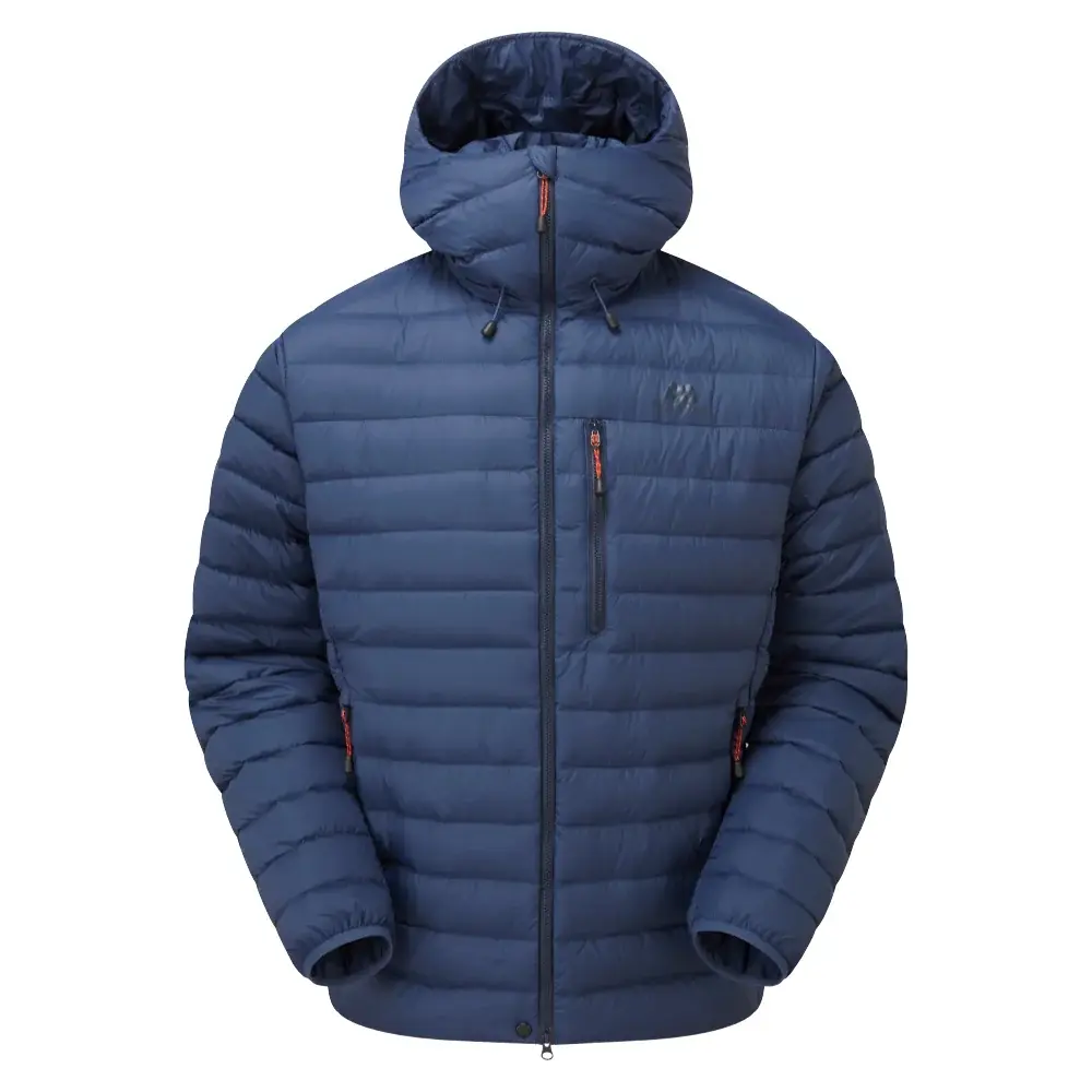 Mountain Equipment Heren donsjas Mountain Equipment Earthrise Hooded Jacket dusk