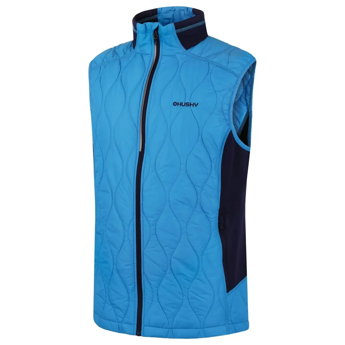 Heren ultralichte gevoerde bodywarmer Husky Nimesie M blue