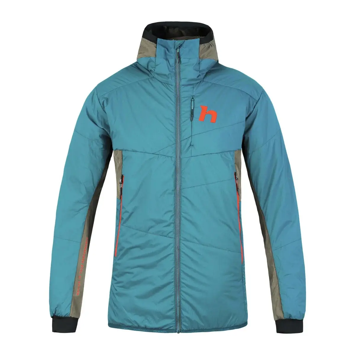 Heren toerskijas Hannah Kechu Hoody oil blue/burnt olive