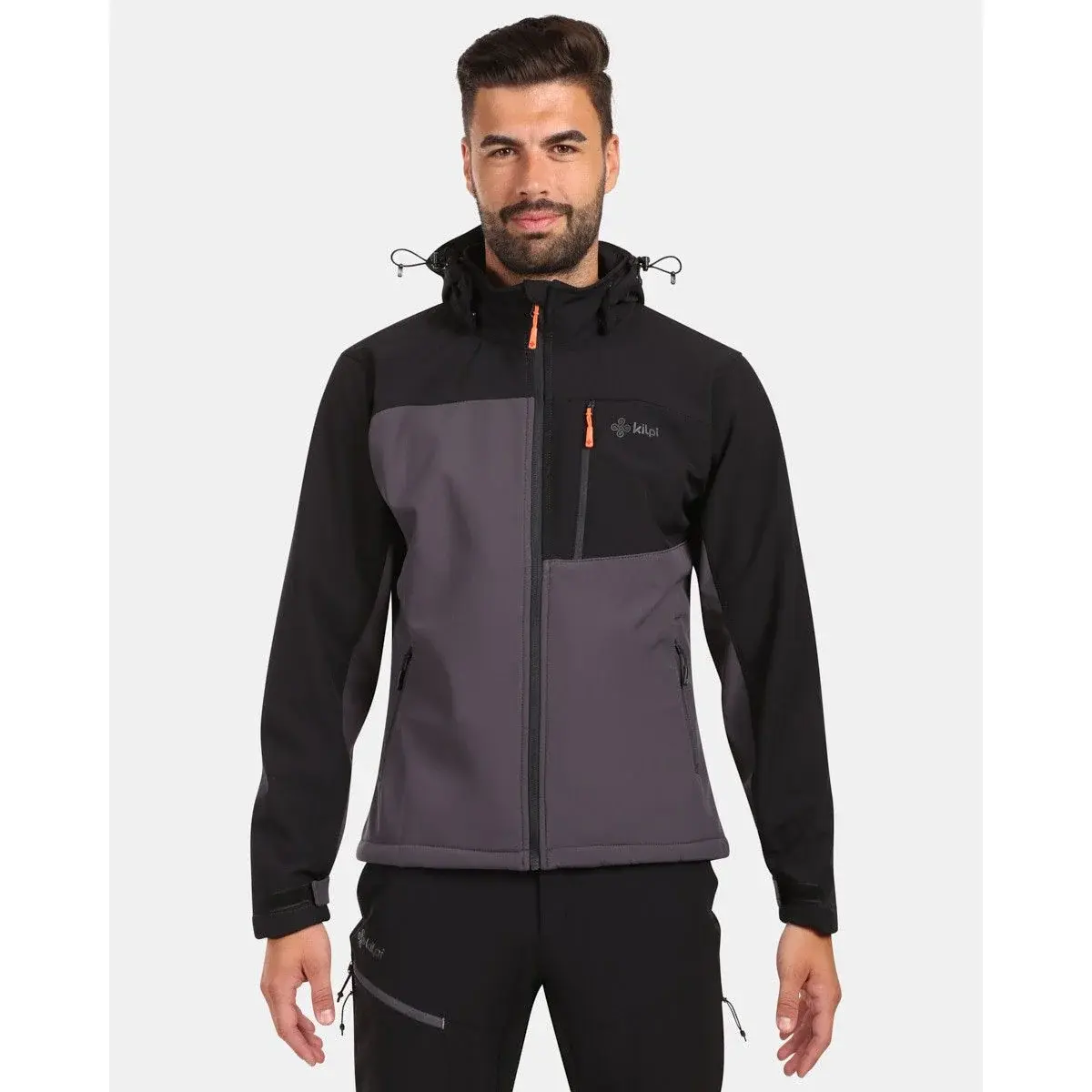 Heren softshelljas Kilpi ONTAVIO-M dark grey