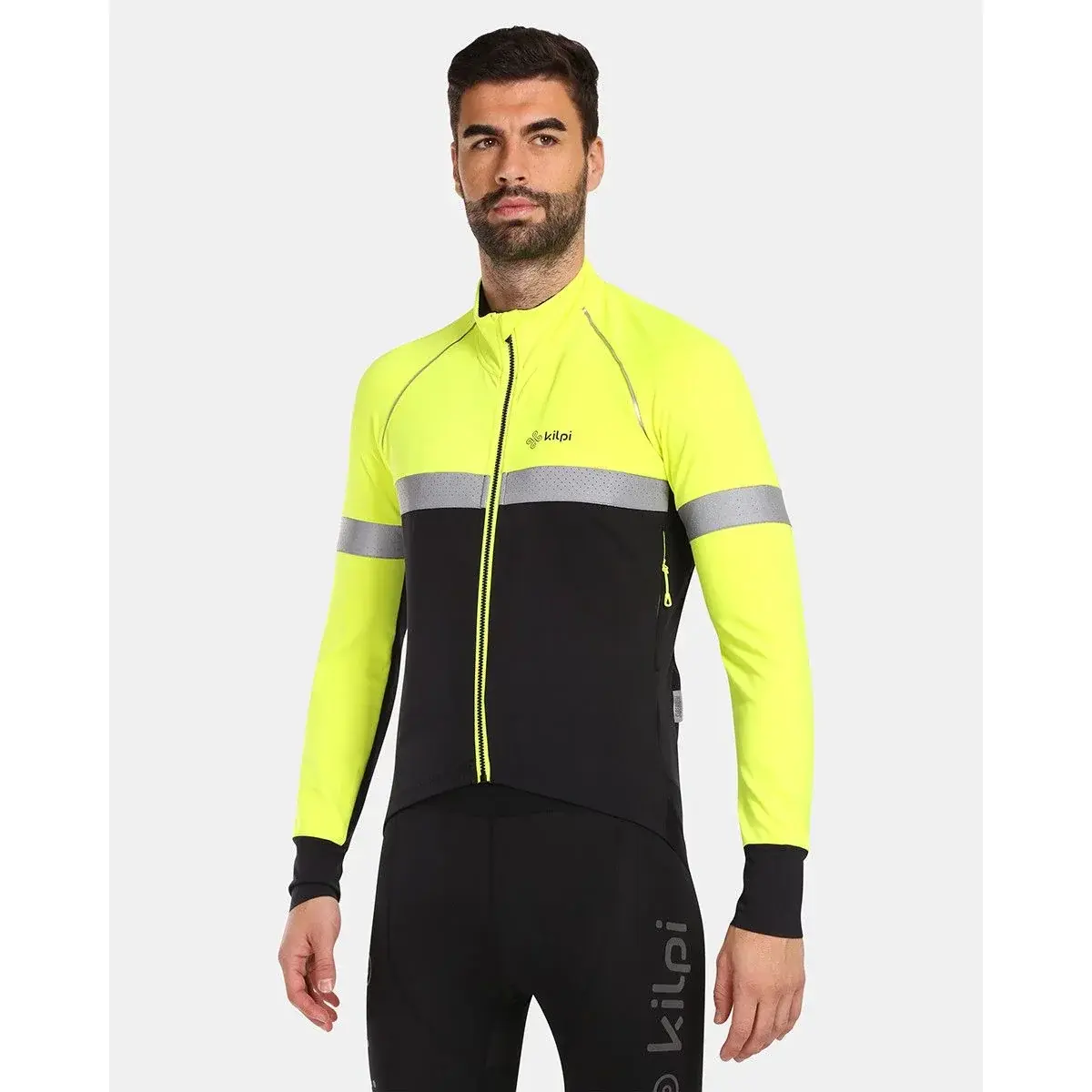 Heren softshell fietsjas Kilpi NERETO-M geel
