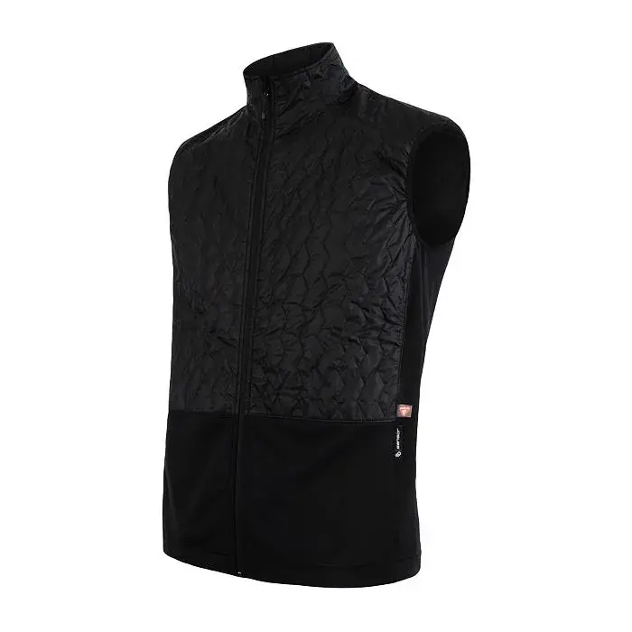 Heren multifunctionele bodywarmer Sensor Infinity Zero zwart