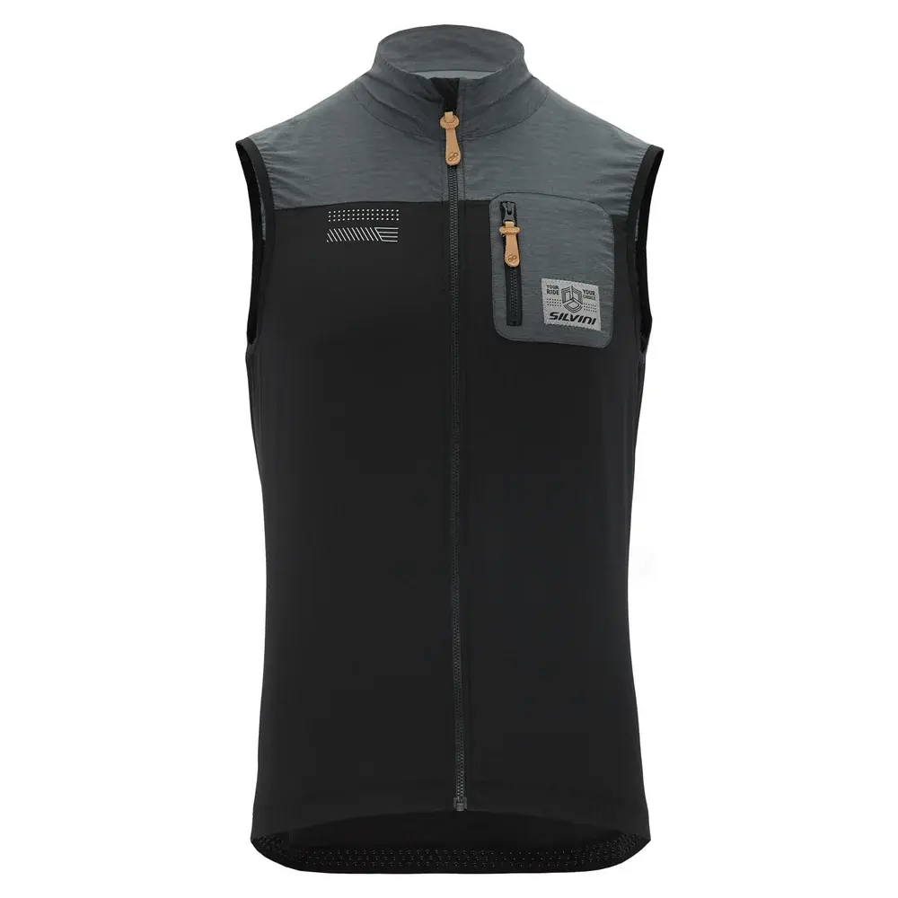 Silvini Herenbodywarmer Silvini Cairo MJ2217 charcoal