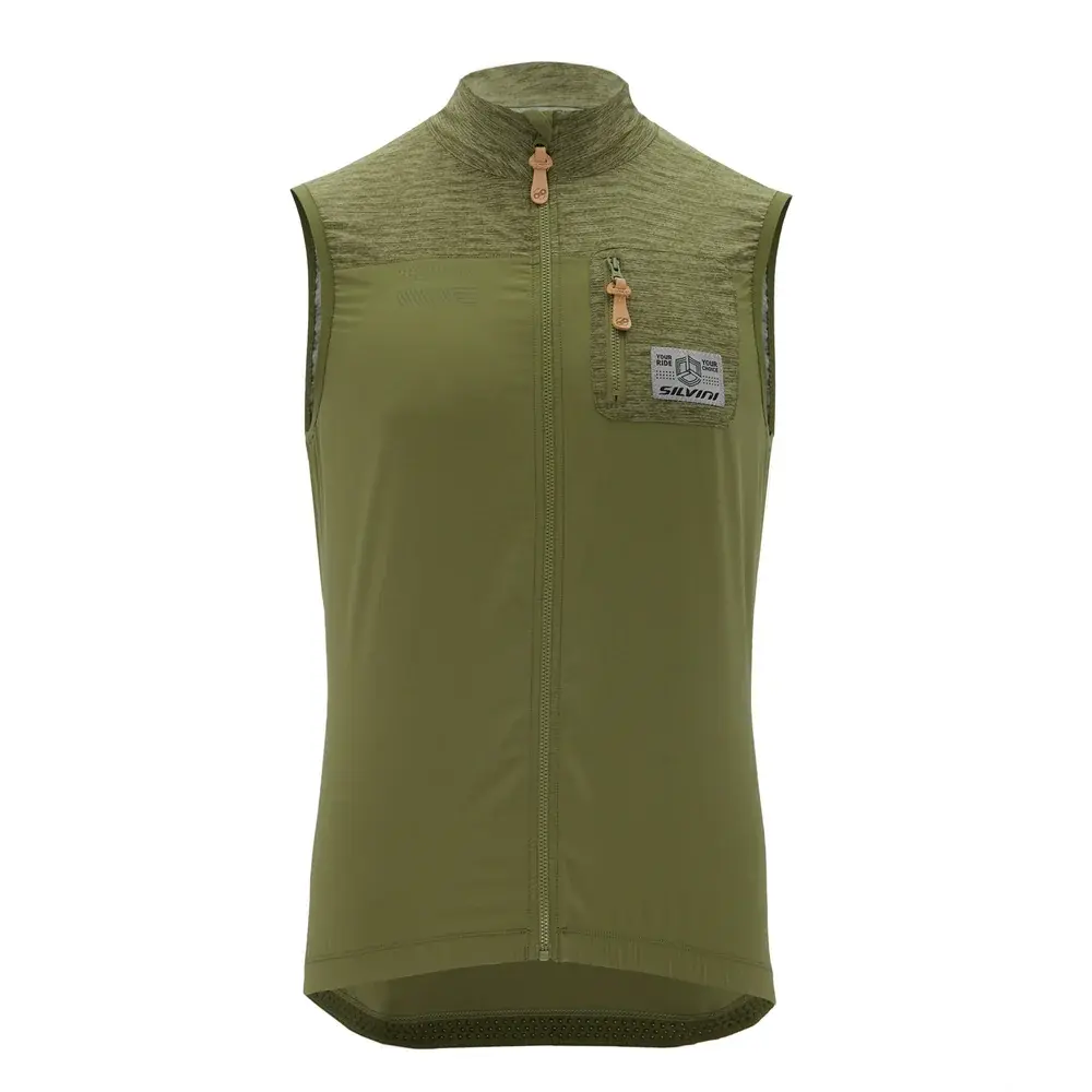 Silvini Herenbodywarmer Silvini Cairo MJ2217 olive