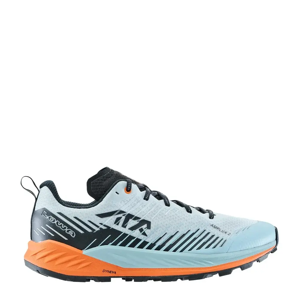 Heren hardloopschoenen Lowa AMPLUX 2 misty blue/orange