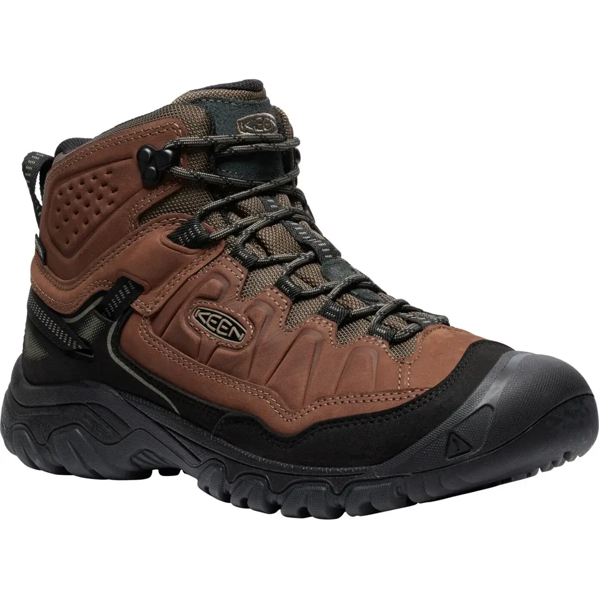 KEEN Heren wandelschoenen KEEN Targhee IV Mid WP Men bison/black
