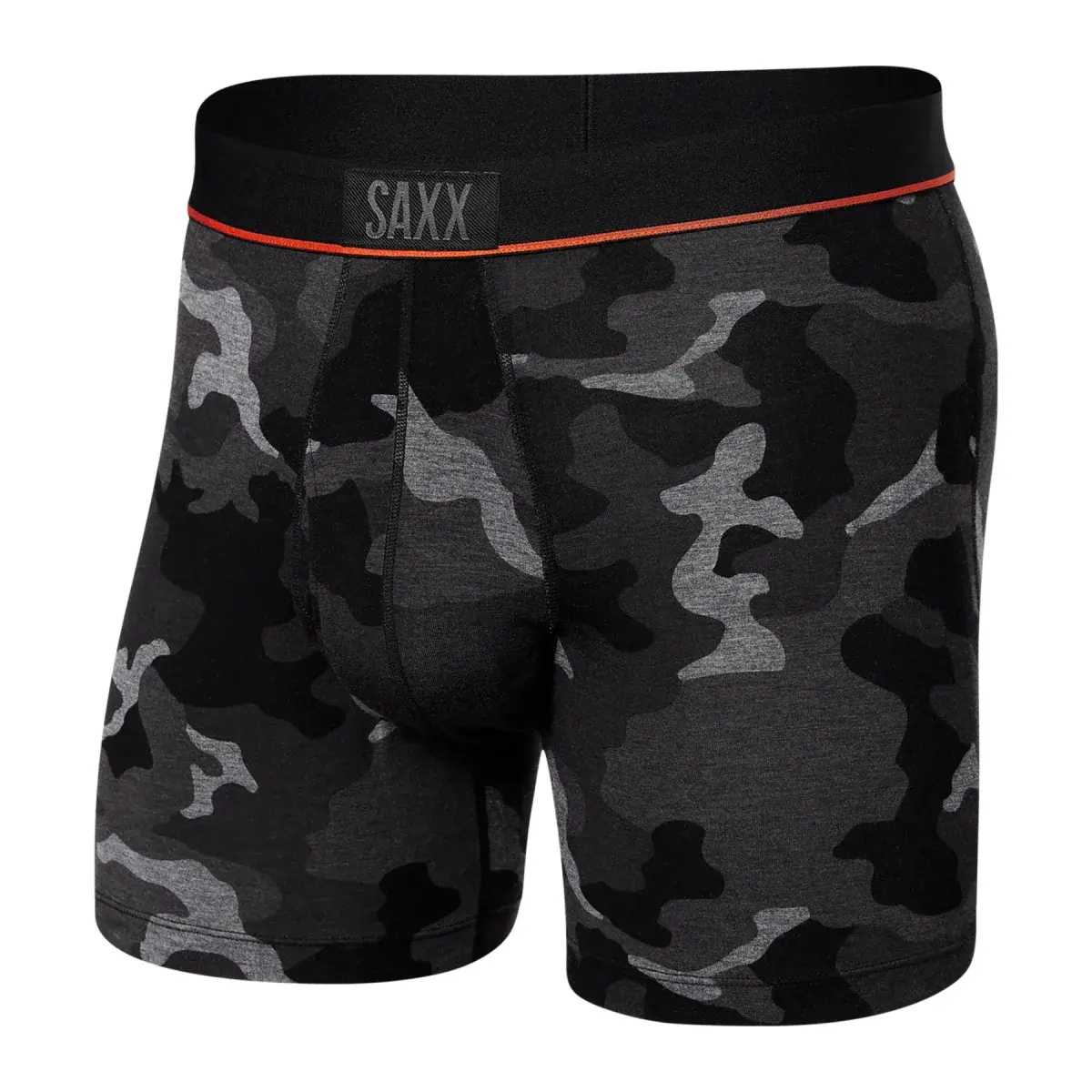 SAXX Herenboxershorts SAXX Ultra Super Soft Boxer Brief Fly Supersize Camo-Black