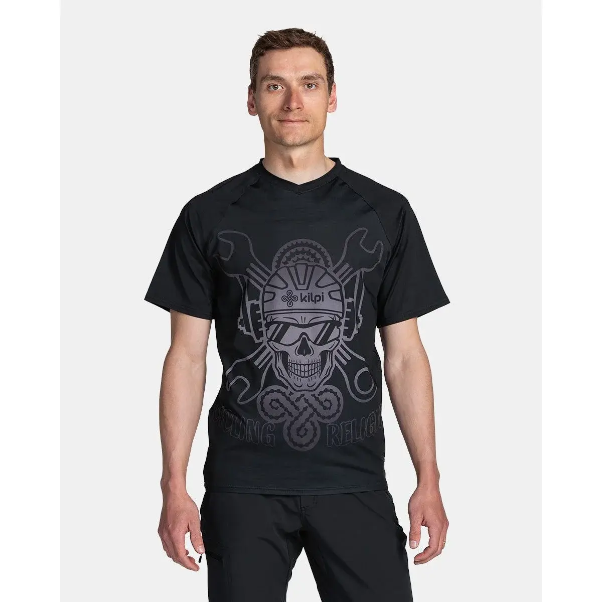 Kilpi Heren fietsshirt Kilpi Remido-M zwart