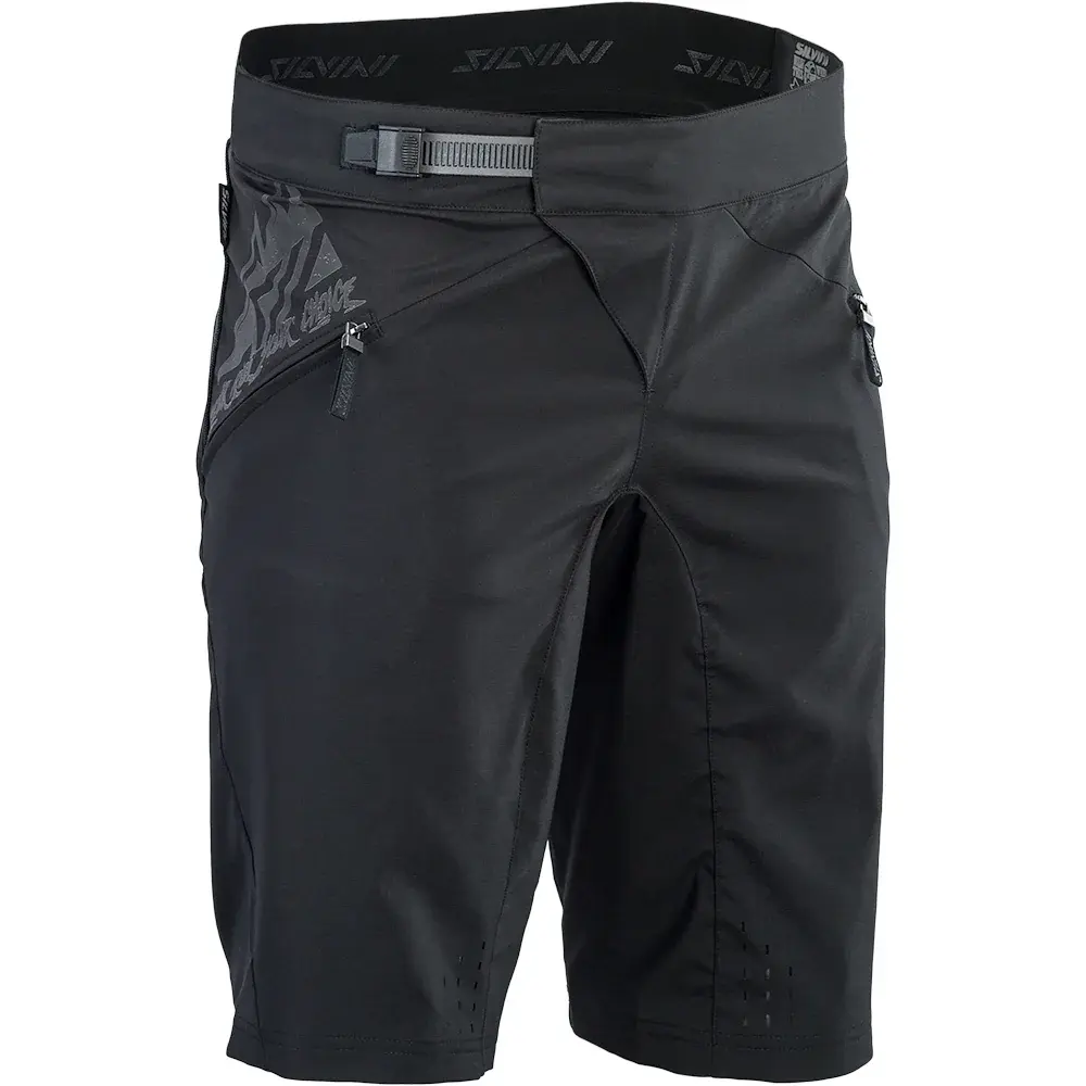 Silvini Heren korte fietsbroek Silvini Fabriano MP1805 black