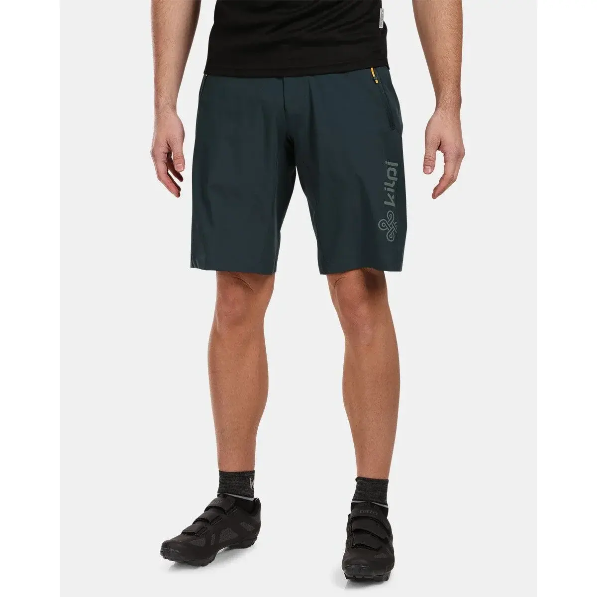 Heren freestyle korte fietsbroek Kilpi HIXON-M donkergroen