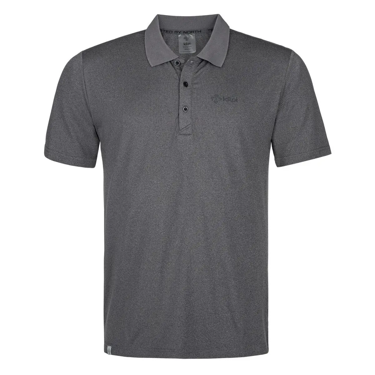 Heren functioneel poloshirt Kilpi COLLAR-M zwart