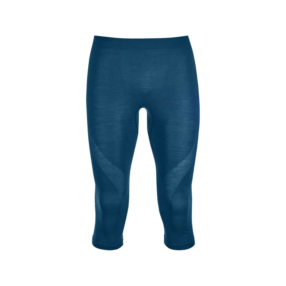 Ortovox Heren thermobroek Ortovox 120 Competition Light Short Pants Petrol Blue