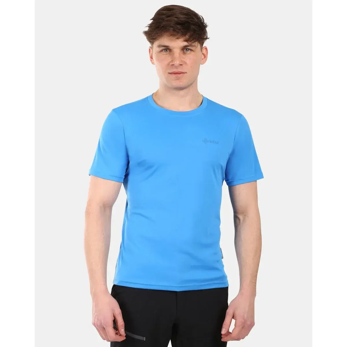 Heren functioneel shirt Kilpi GROOVY-M voor actieve levensstijl blauw
