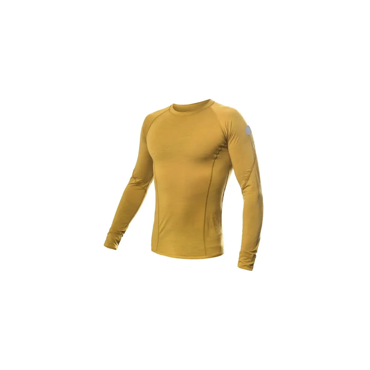 Sensor Heren functioneel shirt met lange mouwen Sensor Merino Air Mustard