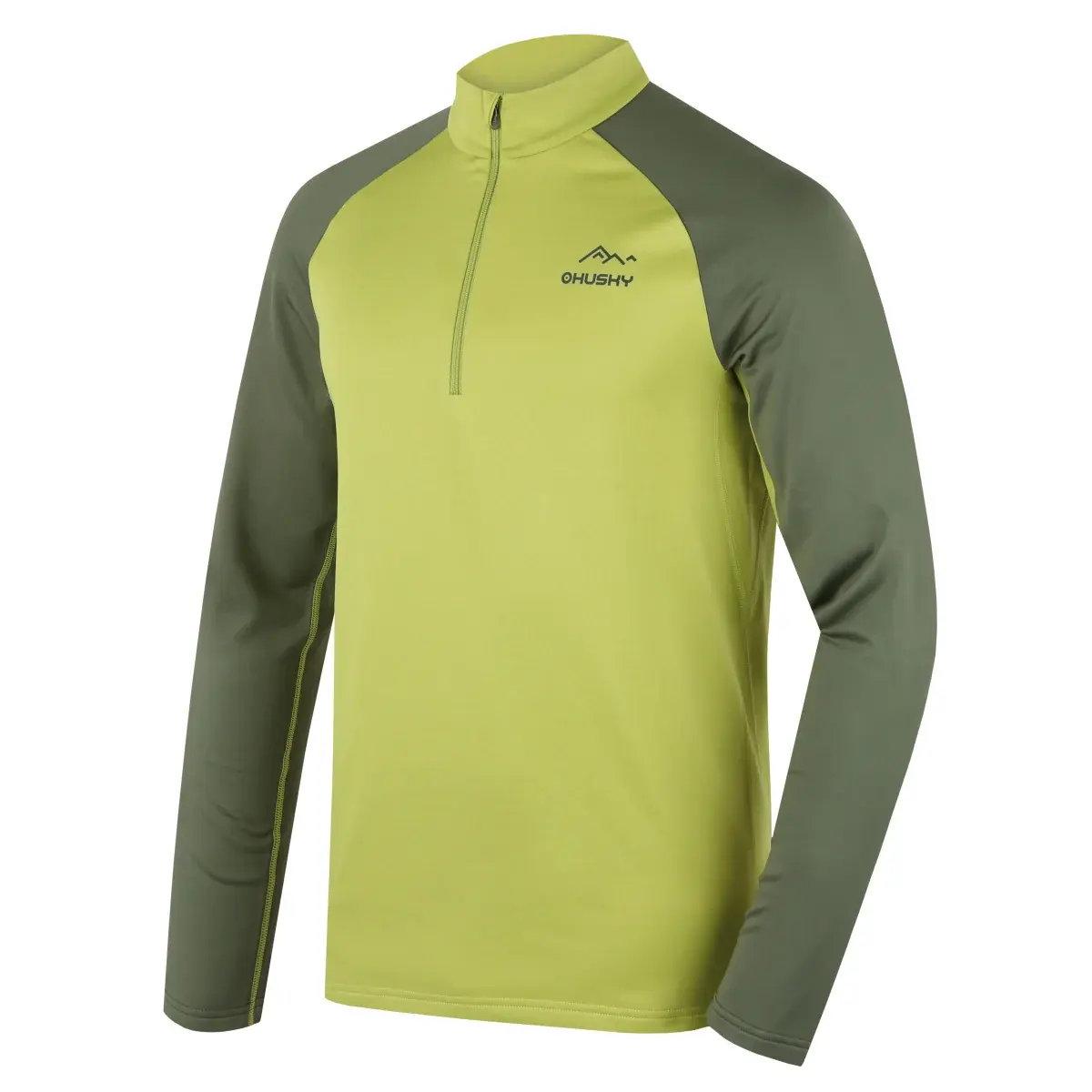 Husky Heren functioneel shirt Husky Tromi Zip M bright green
