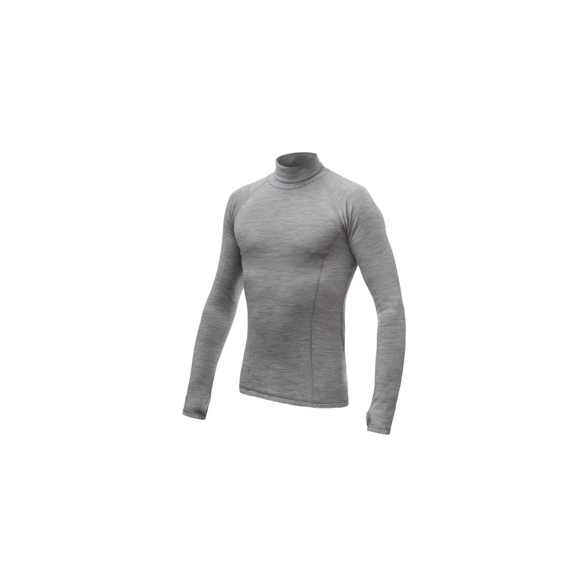 Sensor Heren functioneel shirt met lange mouwen Sensor Merino Bold Roll Neck Grijs