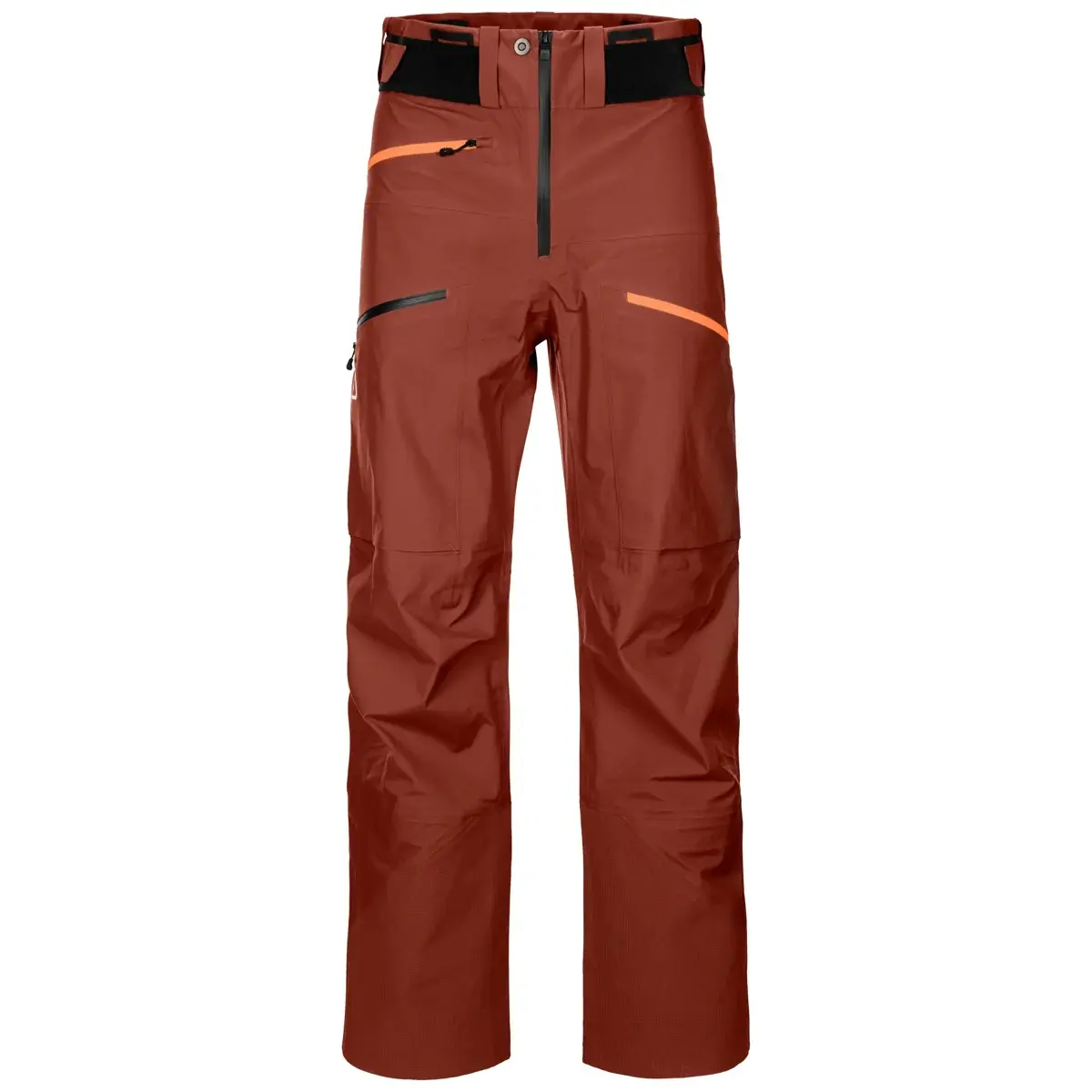 Ortovox Heren freeridebroek Ortovox 3L Deep Shell Clay orange
