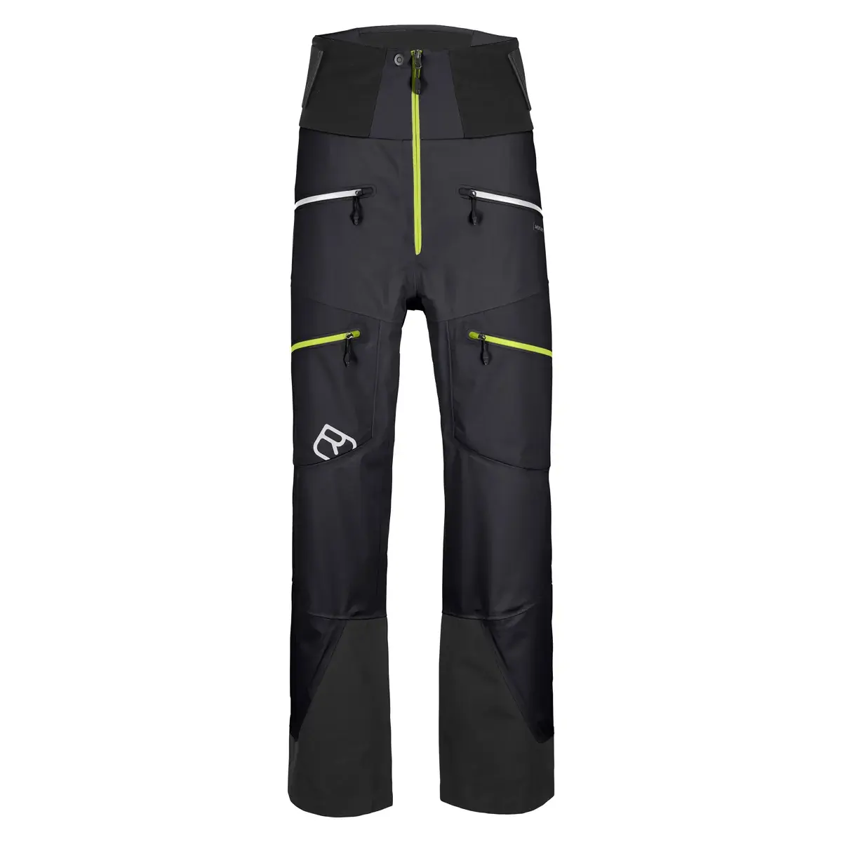 Ortovox Heren freeridebroek Ortovox 3L Guardian Shell Black raven