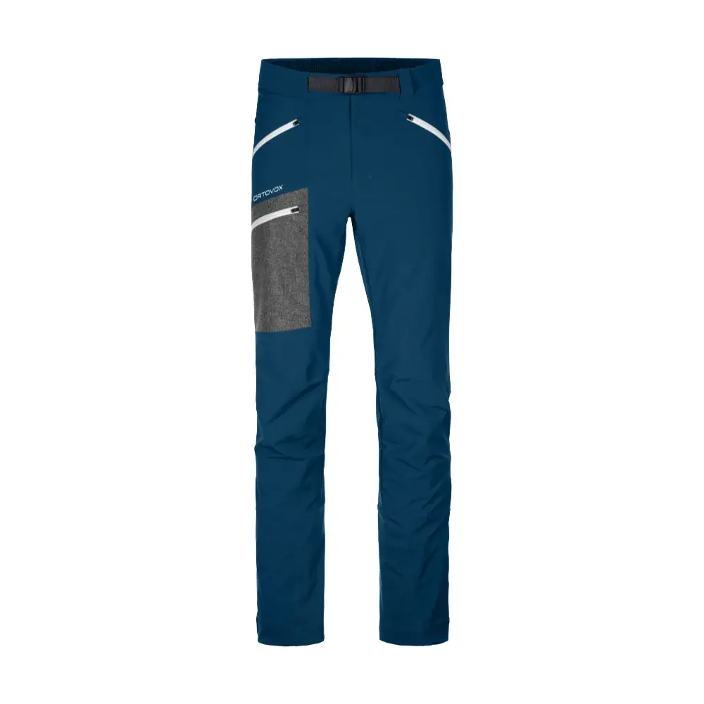 Ortovox Herenbroek Ortovox Cevedale Pants Petrol Blue