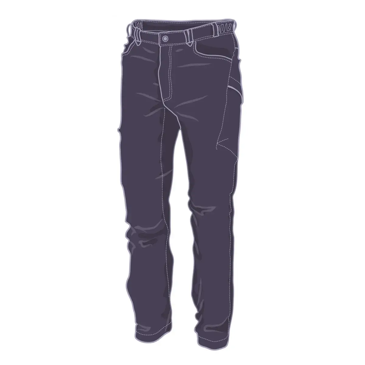 Herenbroek Warmpeace Hermit iron
